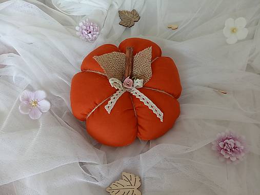 Dekorácie - Tekvica šitá - 17679201_