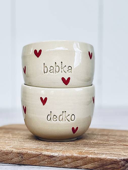 Love - pohárik cappuccino babka (200ml, bez uška)