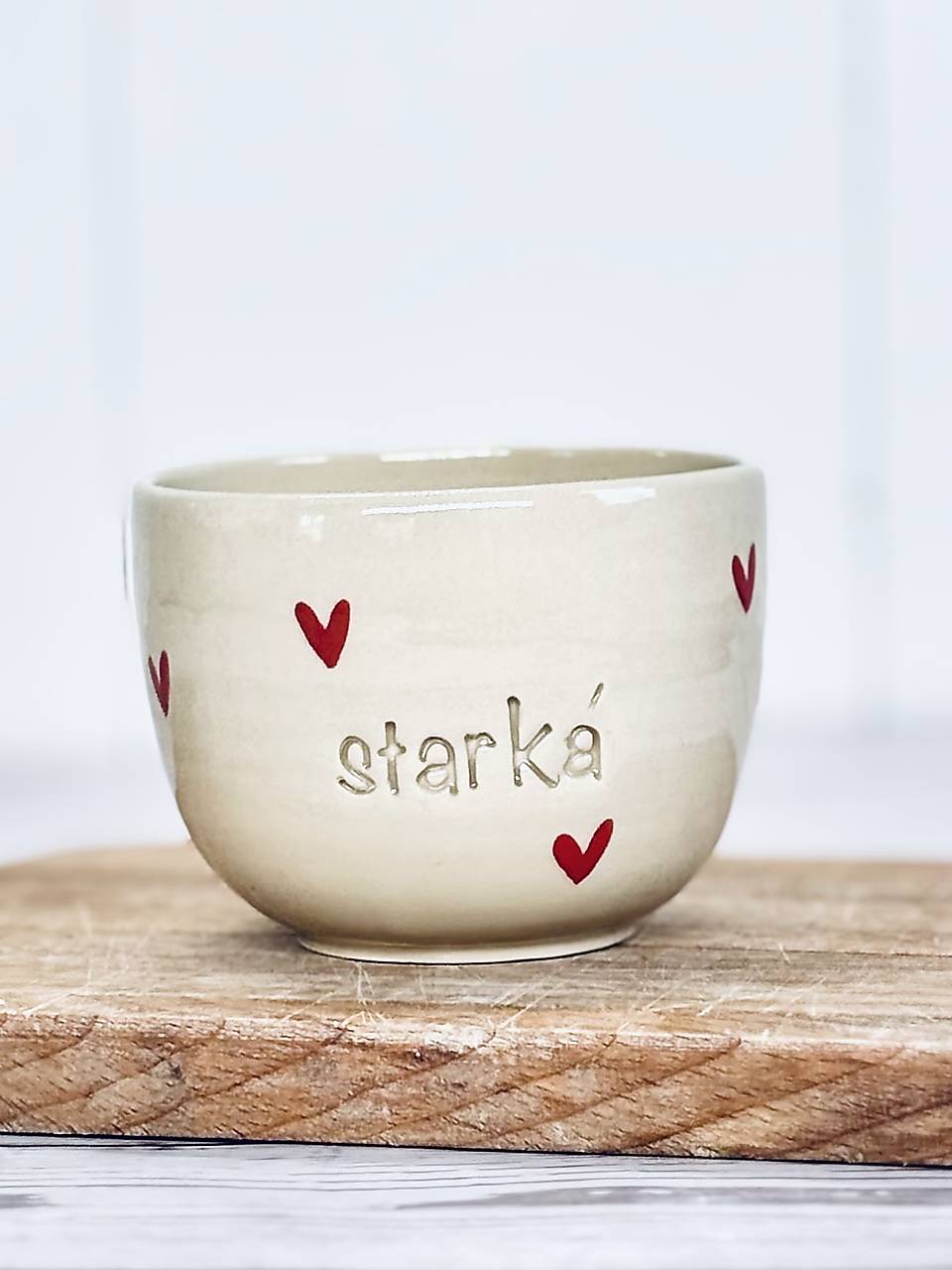 Love - pohárik cappuccino starká (200ml, bez uška)