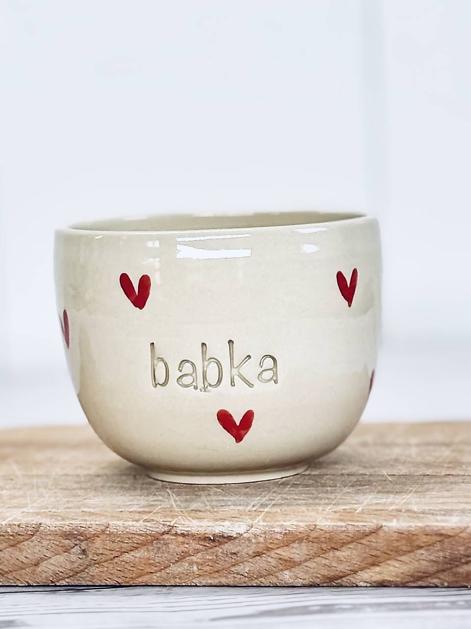 Love - pohárik cappuccino babka (200ml, bez uška)