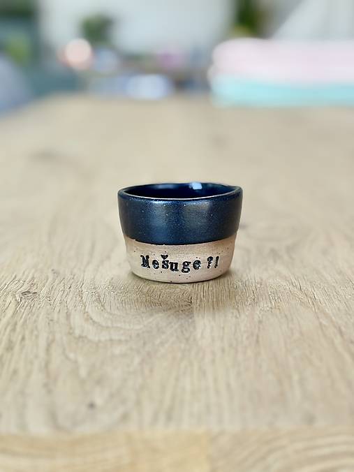 Nádoby - Mešuge 60ml ristretto pohárik - 17680406_
