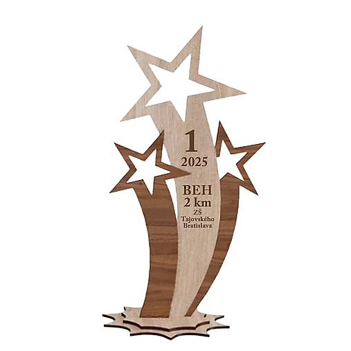 Dekorácie - Drevená trofej s vlastným logom a textom - f - 17680912_