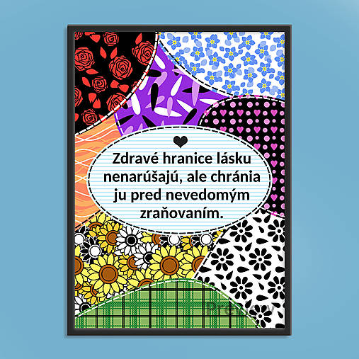 Grafika - Floral sewing grafika - o hraniciach with petals - 17681128_