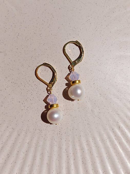 Náušnice - Perlové náušnice - 17682889_