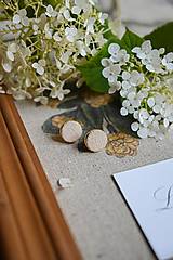 Náušnice - Ľanové náušnice (krémová) - Gold plating (Náušnice - krémový ľan) - 17683153_