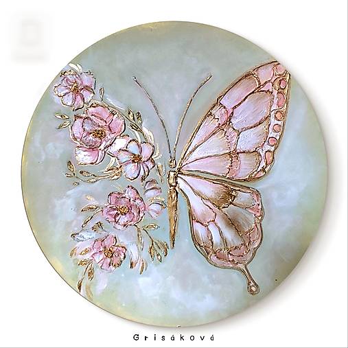 Obrazy - Dotyk krídel  - 17682416_