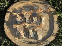 Darčeky pre svadobčanov - Sypaný bylinkový čaj s malinami a rakytníkom (veľké) - 17682357_