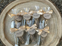 Darčeky pre svadobčanov - Sypaný bylinkový čaj s malinami a rakytníkom (veľké) - 17682360_