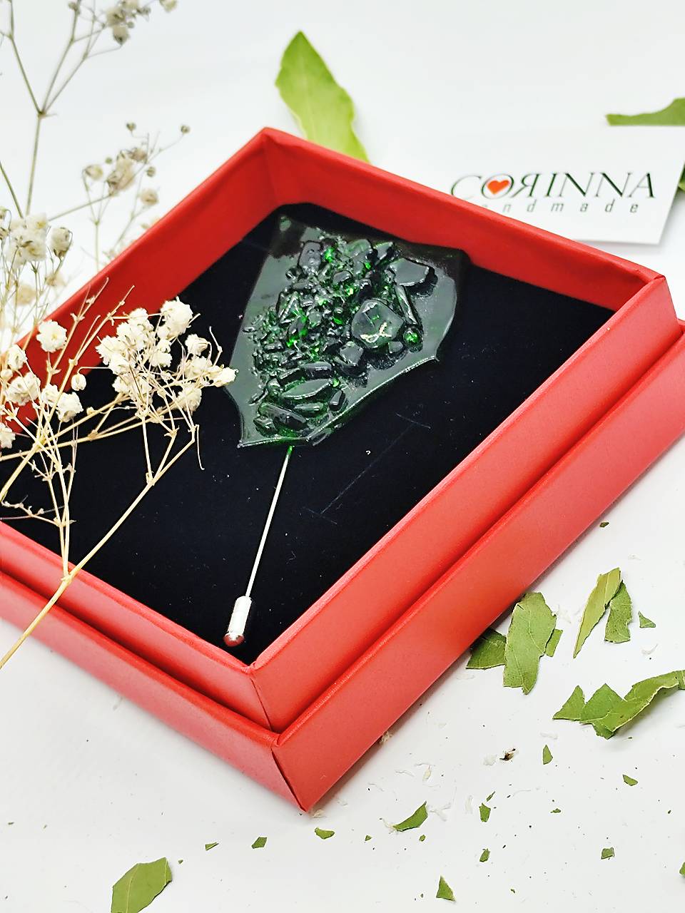 Brošne z muránskeho skla „Mary„