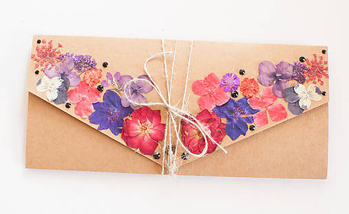 Papiernictvo - Obálka na peniaze "Frida" - 17684192_