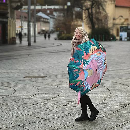 Skladací dáždnik Okolo sveta