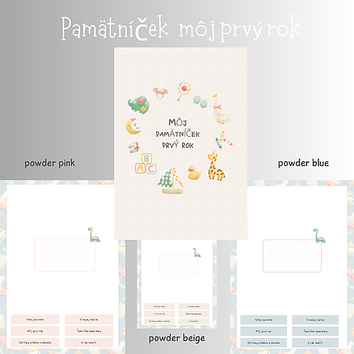 PROMO Produkt – Pamätníček pre bábätko ( platíš Iba  poštovné)