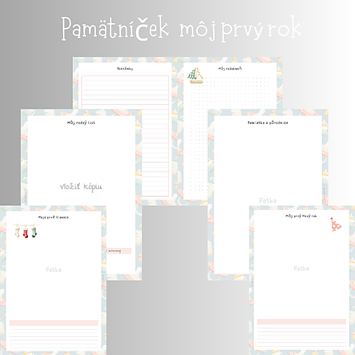 PROMO Produkt – Pamätníček pre bábätko ( platíš Iba  poštovné)