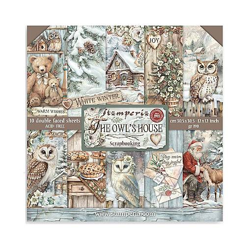 Papier - Stamperia Scrapbook papier The Owl's House 12 x 12 - 17685562_