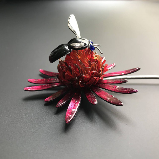 Náhrdelníky - Náhrdelník čmeliak skalný - 17684510_