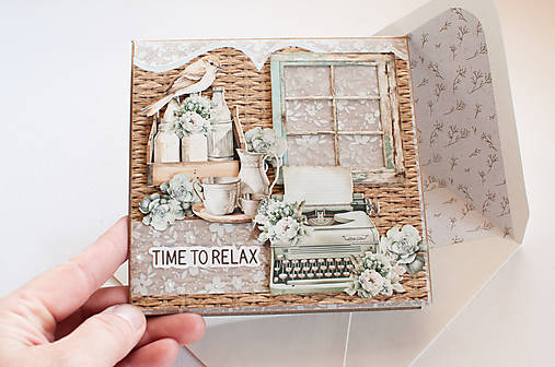 Papiernictvo - Pohľadnica " Time to relax" - 17685293_