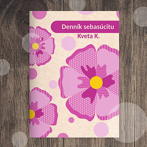 Papiernictvo - Denník sebasúcitu floral simple - 17685726_