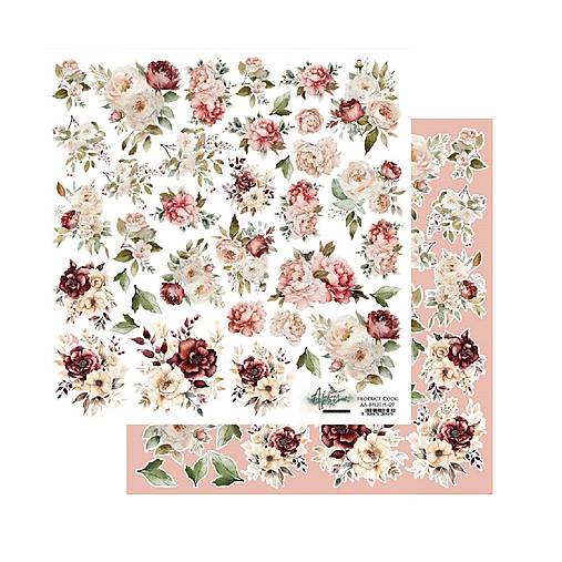 Papier - Scrapbook papier 12x12 Melody of the heart - 17688130_