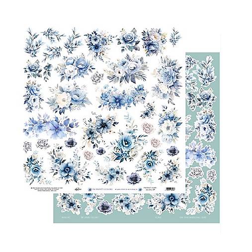 Scrapbook papier na vystrihovanie - In frosty colors -  Alchemy of Art - 12 x 12 - / AA-IFC-09/