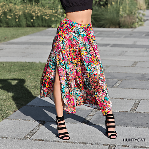 Nohavice - Elegantné nohavice Orchis - 17687157_