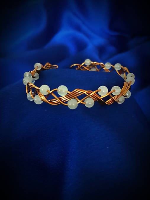 Náramky - náramok s ruženínom - 17688093_