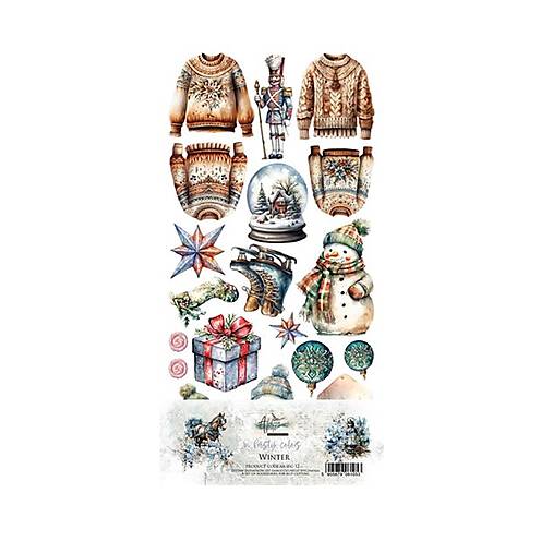 Papier - Scrapbook papier extra set Winter - 17688613_