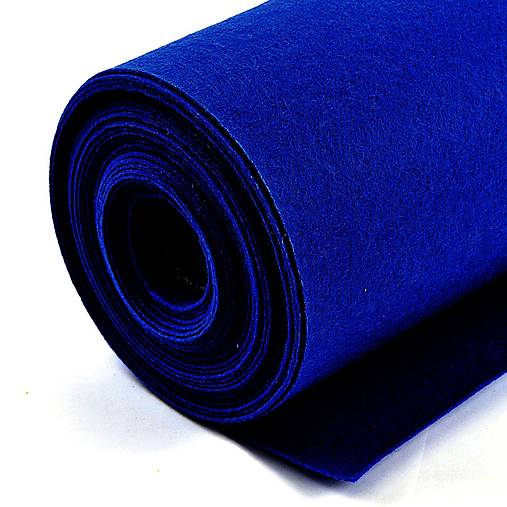 -50% Filc, rolka, 42x100 cm, pôvod. cena 5,-€ (modrá tmavá)