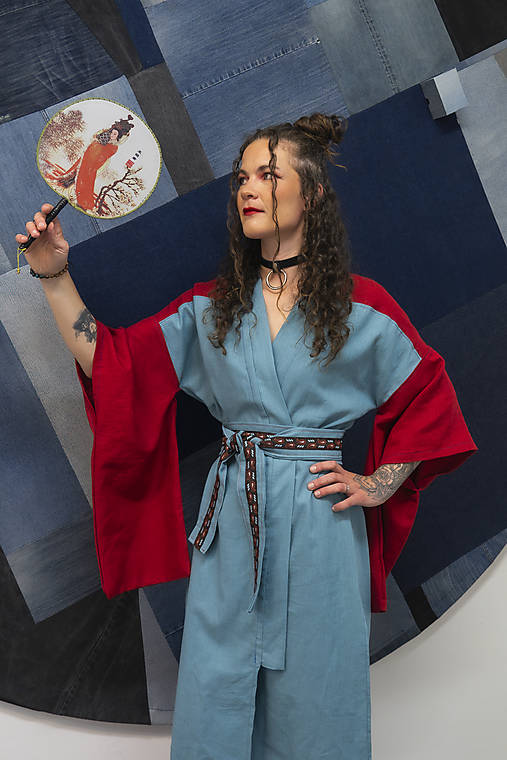 Kimoná - Kimono  Gejša - 17690268_