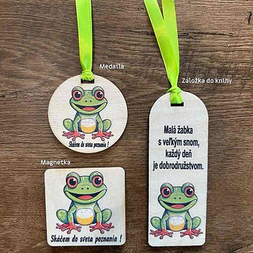 Papiernictvo - Darčeky pre škôlkárov – medaily, záložky, magnetky a prívesky s možnosťou personalizácie - 03 - 17689395_