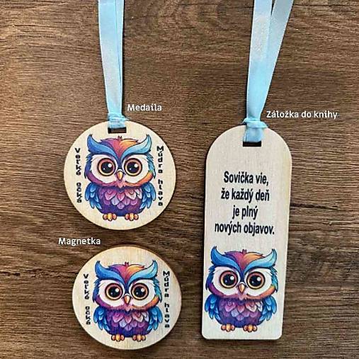 Papiernictvo - Darčeky pre škôlkárov – medaily, záložky, magnetky a prívesky s možnosťou personalizácie - 04 - 17689403_