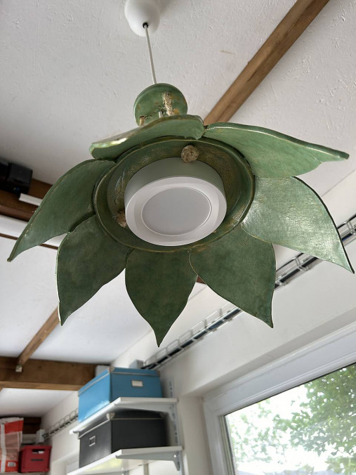 Svietidlá - Závesná lampa «listy» - 17690188_