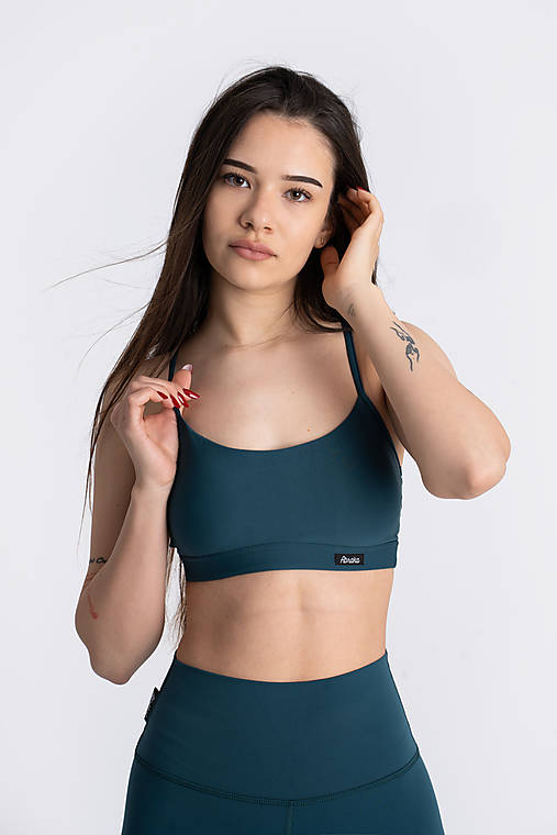 Podprsenka Flow/ Crop Top (Podprsenka Petrol)