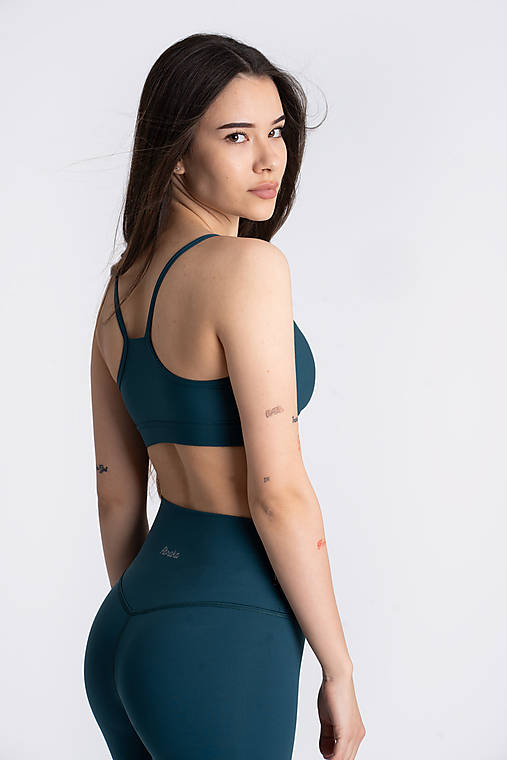 Podprsenka Flow/ Crop Top (Podprsenka Petrol)