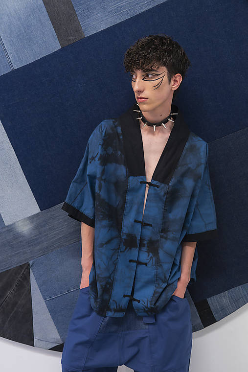 Kimoná - Unisex kimono shibori - 17690740_