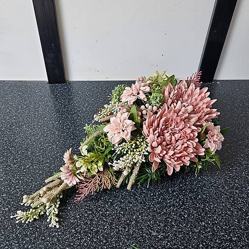 Dekorácie - Dušičky - spomienková ikebana na hrob č.112 - dekorácia - 17691970_