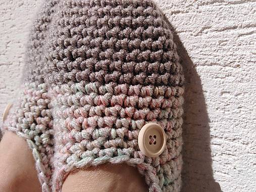 Ponožky, pančuchy, obuv - pastel-nude (č.38-40) - 17691812_