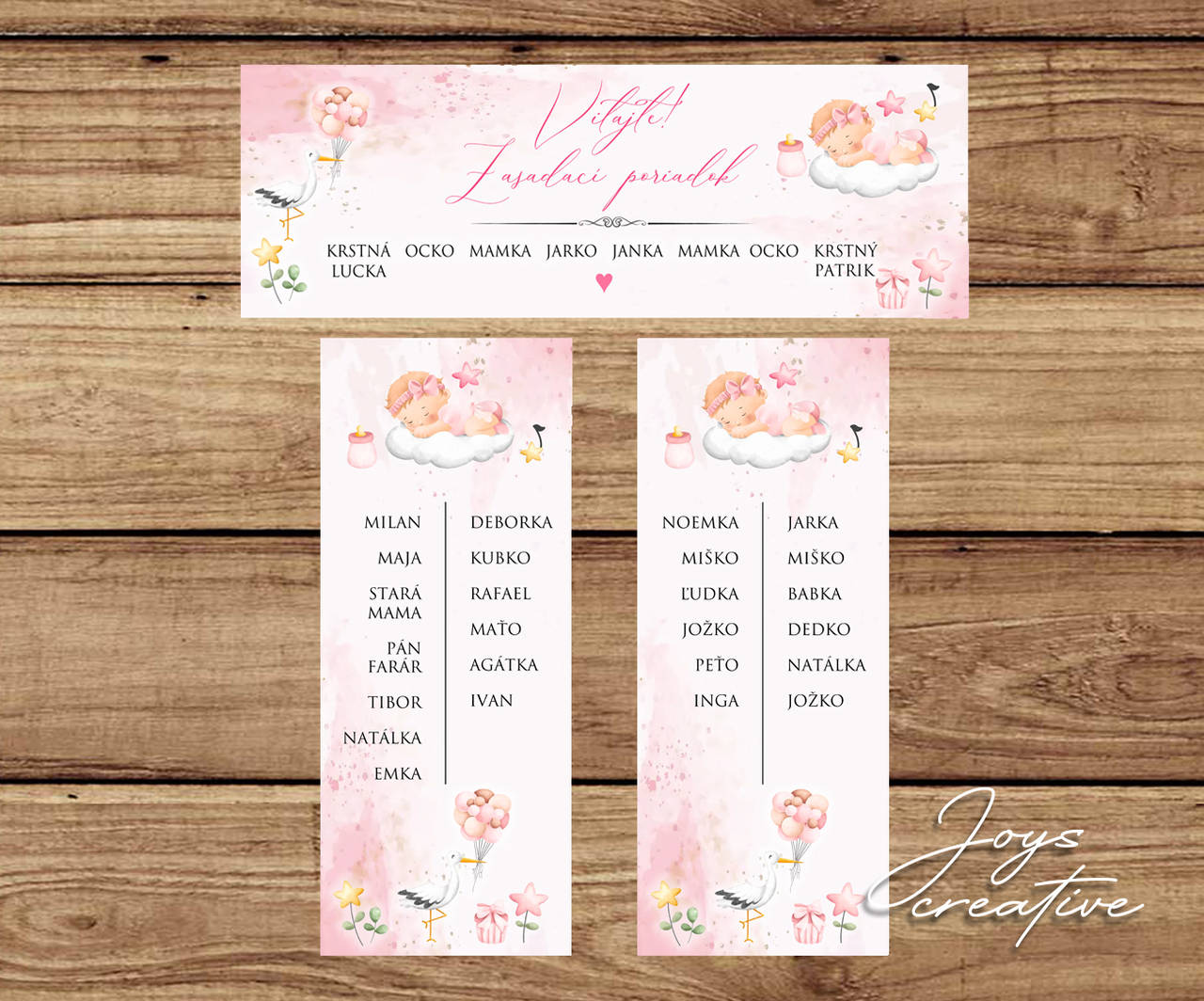 Zasadací poriadok na krstiny