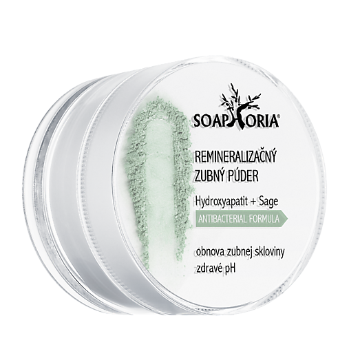 Pleťová kozmetika - REMINERALIZAČNÝ ZUBNÝ PÚDER S ANTIBAKTERIÁLNOU PRÍSADOU - 17693258_