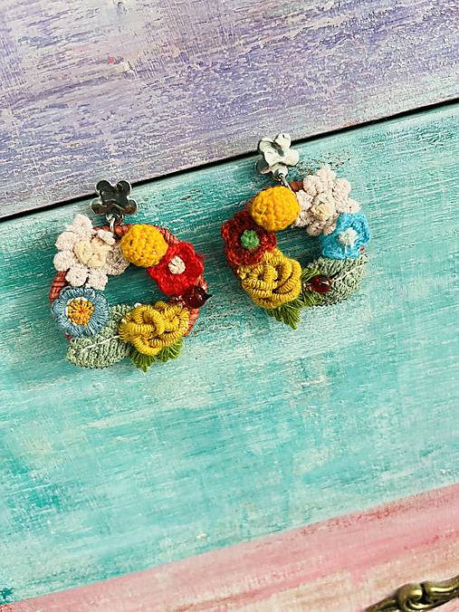 Náušnice - Náušnice Kvety a plody - 17694813_