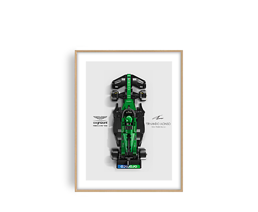 F1 Model + Print + Rám | Limitovaná edice