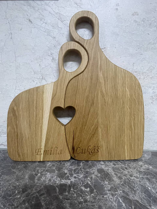 Príbory, varešky, pomôcky - Rodinná doska na krájanie  - 17694340_