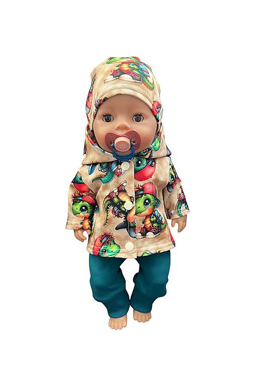 Hračky - Set pre bábiku BABY BORN - 43 cm, dino - 17693453_