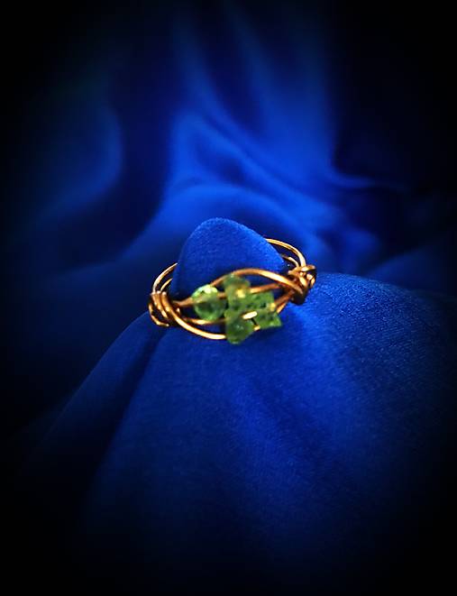 Prstene - prsteň s jadeitom - 17693850_