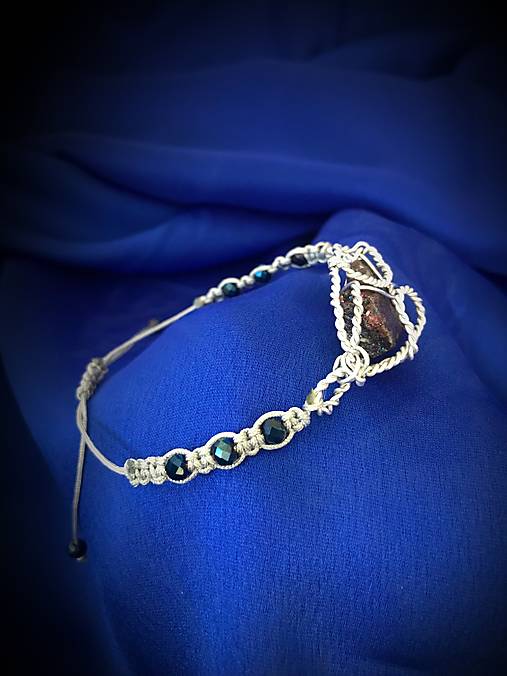 Náramky - náramok s chalkopyritom - 17696128_