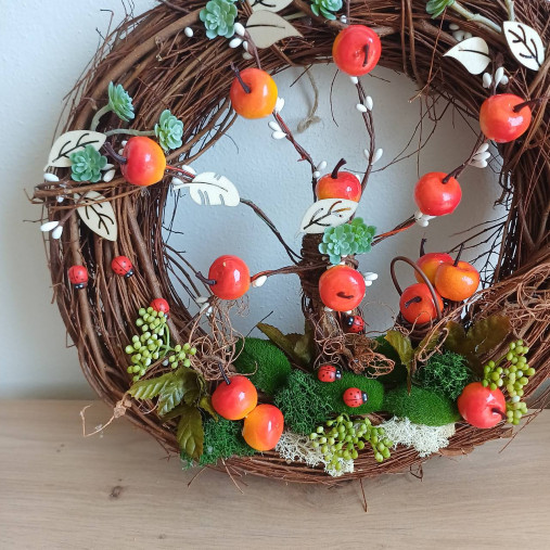 Dekorácie - Veniec jesenný  - 17695776_