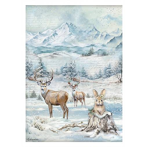 Papier - Ryžový papier Stamperia DFSA 41055 - 17699366_