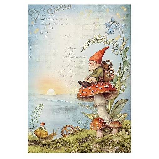 Papier - Ryžový papier Stamperia DFSA 41017 - 17699403_