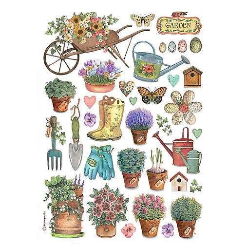 Papier - Ryžový papier Stamperia DFSA 4991 - 17699455_