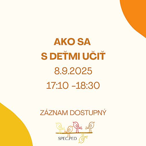 Ako sa s deťmi učiť - webinár