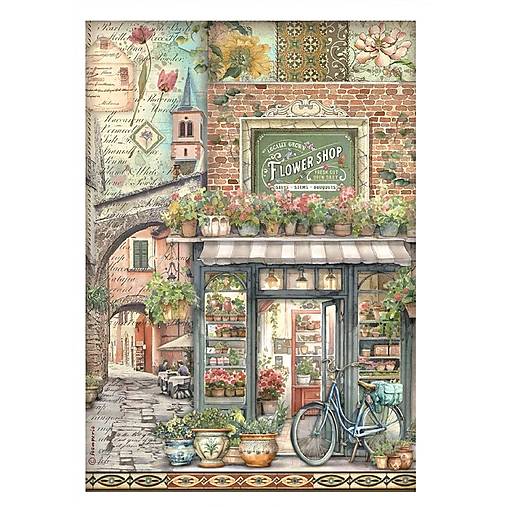 Papier - Ryžový papier Stamperia DFSA 4977 - 17699906_